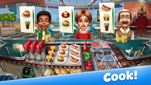 Download Cooking Fever APK – Magluto ng Masasarap na Pagkain! - Screenshot 1
