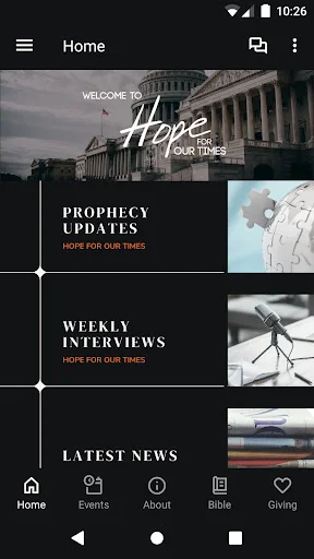 I-download ang Hope for our Times App – Mga Aral ni Pastor Tom - Screenshot 1