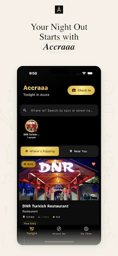 I-download ang Accraaa App – Gabay sa Nightlife at Dining sa Ghana - Screenshot 1
