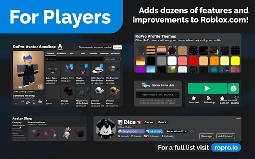 I-download ang RoPro: Pagandahin ang Iyong Roblox Experience - Screenshot 2