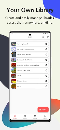 I-download ang FlashArch: Ang Pinakamahusay na SWF Flash Player - Screenshot 3
