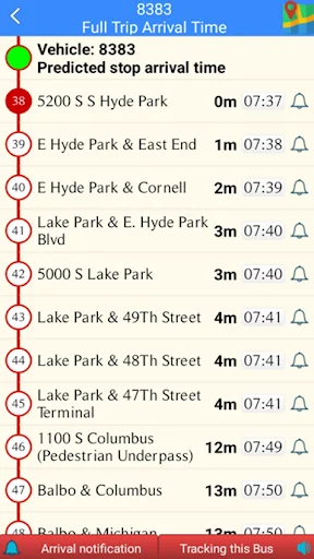 Download Chicago Bus Tracker (CTA) – Real-time Bus at Train Schedule - Screenshot 7