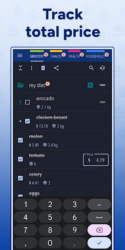 I-download ang Shopping List – Enchan Li: Madaling Grocery Organizer - Screenshot 6