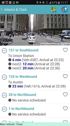 Download Chicago Bus Tracker (CTA) – Real-time Bus at Train Schedule - Screenshot 2