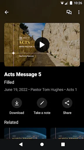 I-download ang Hope for our Times App – Mga Aral ni Pastor Tom - Screenshot 3