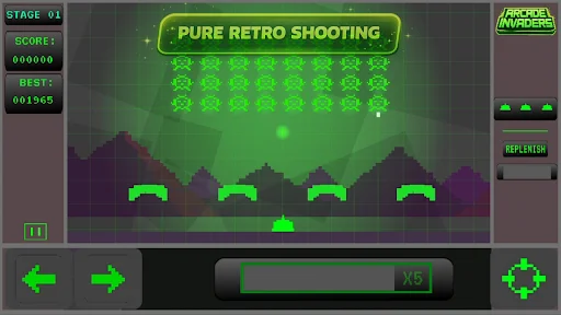 I-download ang Arcade Invaders From Space – Retro Pixel Game - Screenshot 1