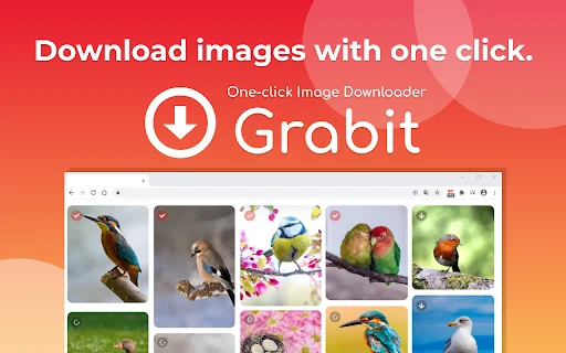 One-click Image Downloader – Grabit | I-download ang Images nang Mabilis - Screenshot 1