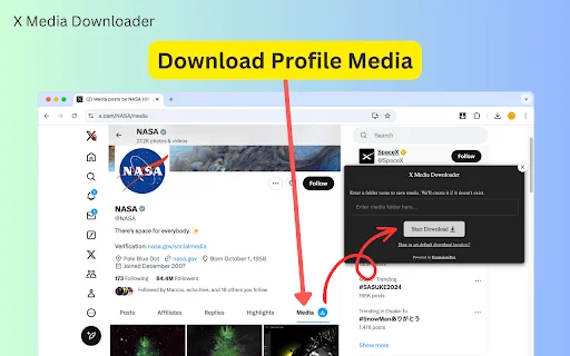 X Media Downloader: I-download ang X Videos at Images nang Libre - Screenshot 1