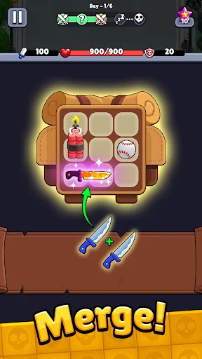 I-download ang Bagbound Hero – Backpack RPG APK – Survival Game - Screenshot 2