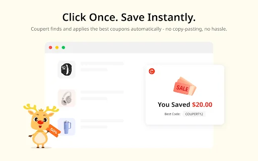 Coupert: Awtomatikong Coupon Finder at Cashback – I-download Ngayon - Screenshot 3