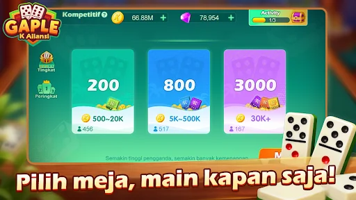 I-download ang K Aliansi Gaple–Domino Online – Laro ng Domino - Screenshot 1