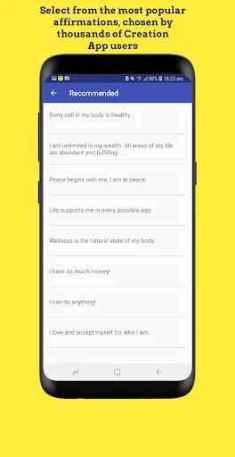 I-download ang Creation – Voice Affirmations: I-record ang Positibong Affirmations - Screenshot 2