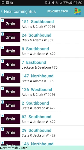 Download Chicago Bus Tracker (CTA) – Real-time Bus at Train Schedule - Screenshot 6