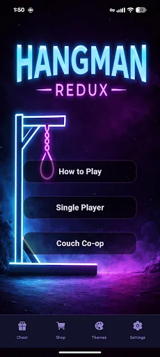 I-download ang Hangman Redux: Word Puzzles – Klasikong Laro Ngayon - Screenshot 1