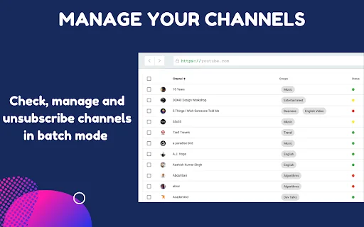 PocketTube: Ayusin ang Iyong YouTube Subscription nang Libre - Screenshot 3