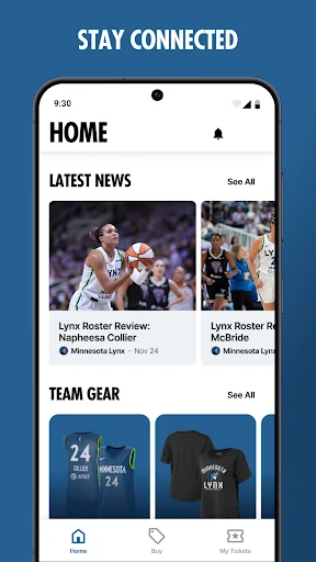 I-download ang Minnesota Lynx App – Mga Ticket at Balita - Screenshot 4