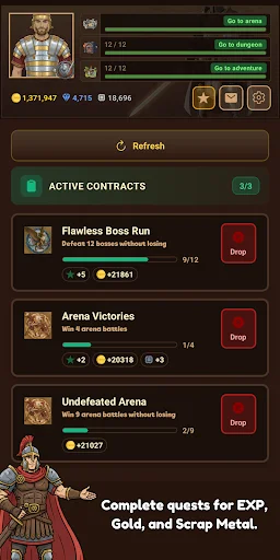 I-download ang Gladia2 – Medieval MMORPG – Laruin ang Pinakamahusay na Text RPG - Screenshot 7