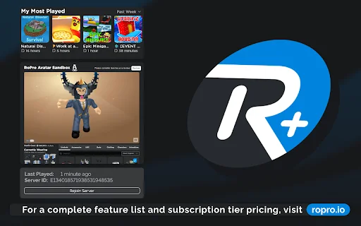 I-download ang RoPro: Pagandahin ang Iyong Roblox Experience - Screenshot 5
