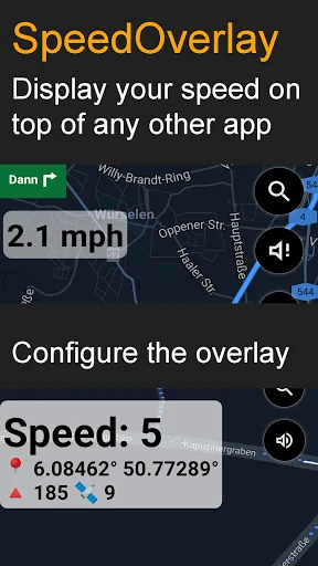 Speed Overlay: GPS Speedometer App – I-download nang Libre - Screenshot 1