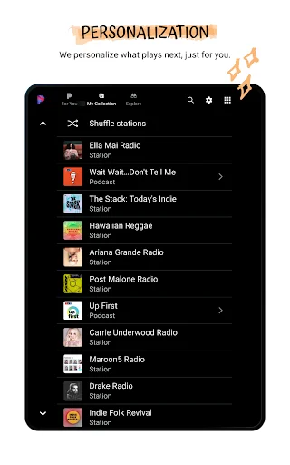 I-download ang Pandora Music & Podcasts – Makinig sa Paboritong Musika - Screenshot 31