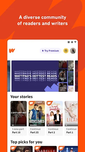 I-download ang Wattpad App – Magbasa at Sumulat ng mga Kuwento - Screenshot 2