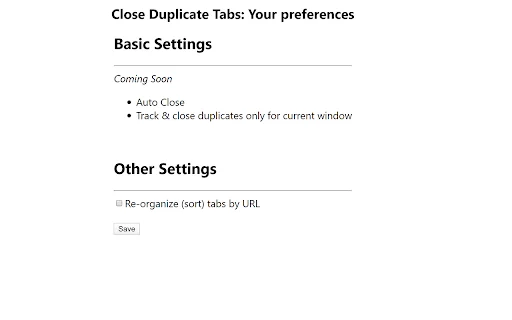 Close Duplicate Tabs – Linisin ang Chrome Tabs sa Isang Click - Screenshot 2