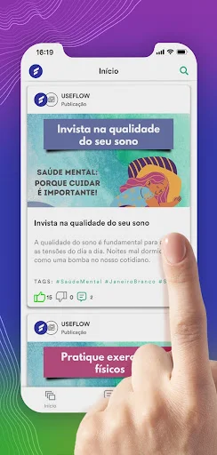 I-download ang USEFLOW – Ang Pinakamahusay na Internal Communication App - Screenshot 1