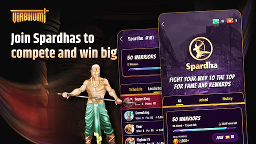 I-download ang Virbhumi Strategy Card Game – Mabilis na Card Battles - Screenshot 2