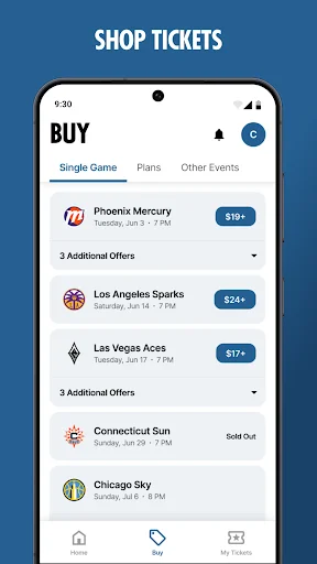 I-download ang Minnesota Lynx App – Mga Ticket at Balita - Screenshot 5