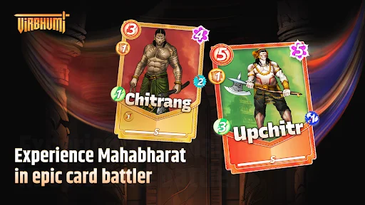 I-download ang Virbhumi Strategy Card Game – Mabilis na Card Battles - Screenshot 5