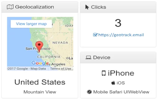 GeoTrack Email Tracker para sa Gmail – Libre at Advanced - Screenshot 1