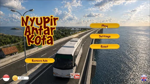 I-download ang Bus Driving Around Java Island – Pinakamahusay na Simulation - Screenshot 1