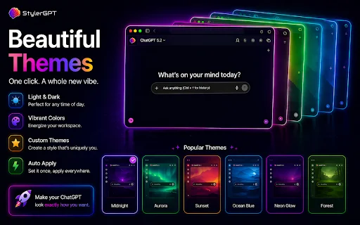 I-download ang StylerGPT para sa ChatGPT – I-customize ang UI - Screenshot 5