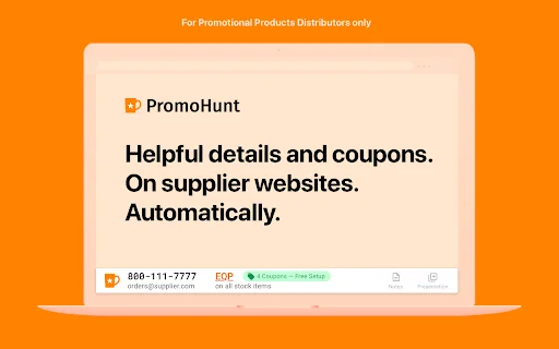 I-download ang PromoHunt – Extension para sa Promotional Products - Screenshot 1
