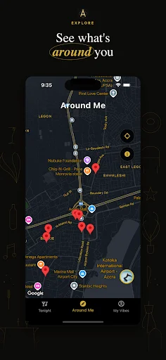 I-download ang Accraaa App – Gabay sa Nightlife at Dining sa Ghana - Screenshot 2