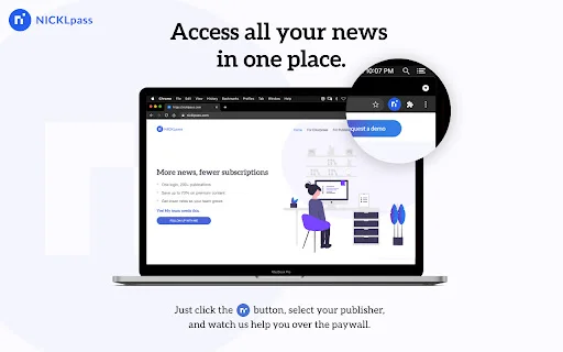I-download ang NICKLpass – Iwasan ang News Paywalls at Makatipid - Screenshot 1