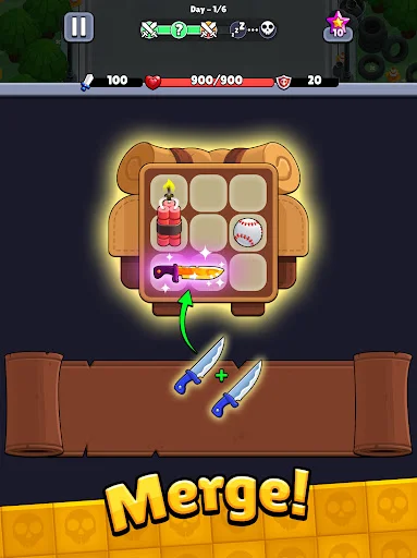I-download ang Bagbound Hero – Backpack RPG APK – Survival Game - Screenshot 10
