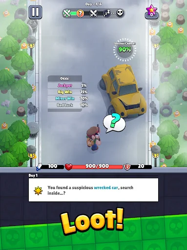 I-download ang Bagbound Hero – Backpack RPG APK – Survival Game - Screenshot 9