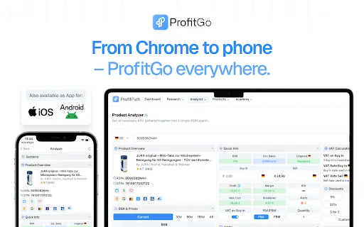 ProfitGo para sa Amazon Online Arbitrage – I-download ang Extension - Screenshot 5