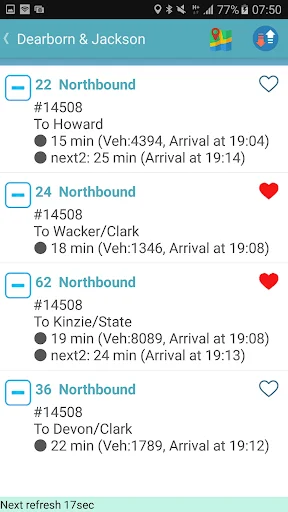 Download Chicago Bus Tracker (CTA) – Real-time Bus at Train Schedule - Screenshot 5