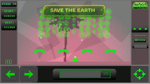 I-download ang Arcade Invaders From Space – Retro Pixel Game - Screenshot 2