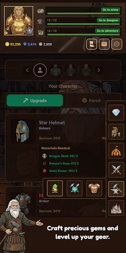 I-download ang Gladia2 – Medieval MMORPG – Laruin ang Pinakamahusay na Text RPG - Screenshot 5