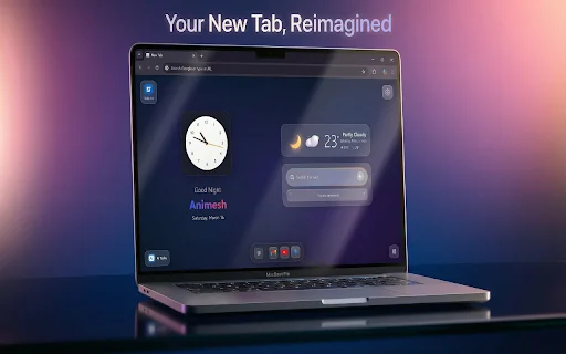 GNT: Glass New Tab – Gawing iOS Style ang Iyong Chrome Browser - Screenshot 2