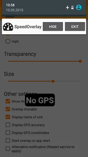 Speed Overlay: GPS Speedometer App – I-download nang Libre - Screenshot 5