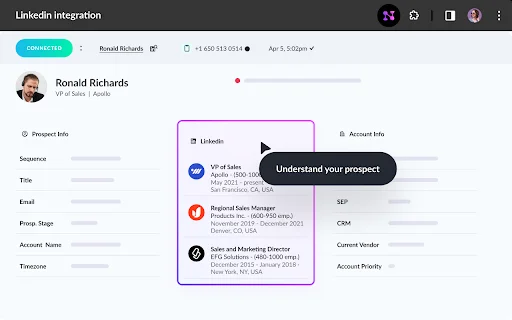I-download ang Nooks Chrome Extension – AI Sales Assistant Tool - Screenshot 1