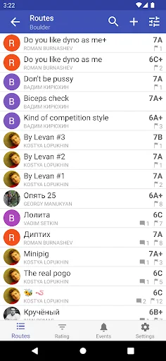 I-download ang Climbzilla Pinakabago – Ibahagi ang Bouldering Routes nang Libre - Screenshot 3
