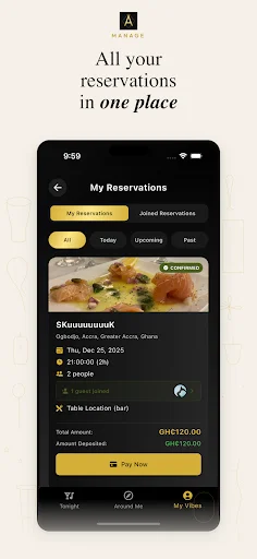 I-download ang Accraaa App – Gabay sa Nightlife at Dining sa Ghana - Screenshot 5