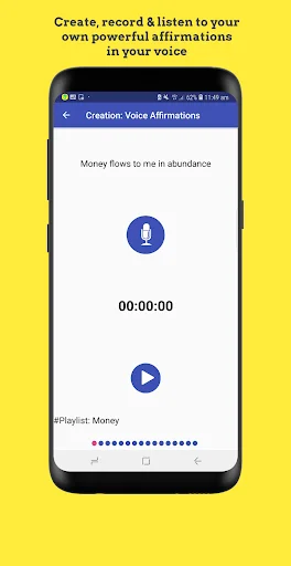 I-download ang Creation – Voice Affirmations: I-record ang Positibong Affirmations - Screenshot 3