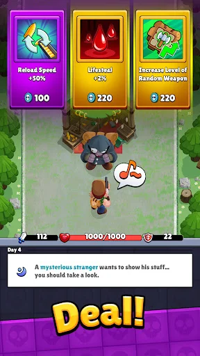 I-download ang Bagbound Hero – Backpack RPG APK – Survival Game - Screenshot 4