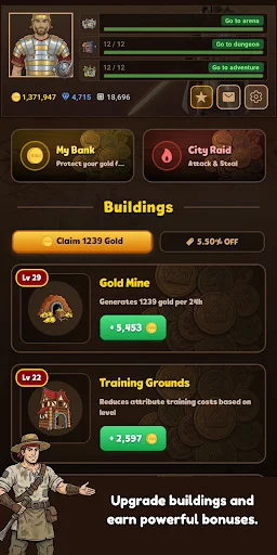 I-download ang Gladia2 – Medieval MMORPG – Laruin ang Pinakamahusay na Text RPG - Screenshot 6